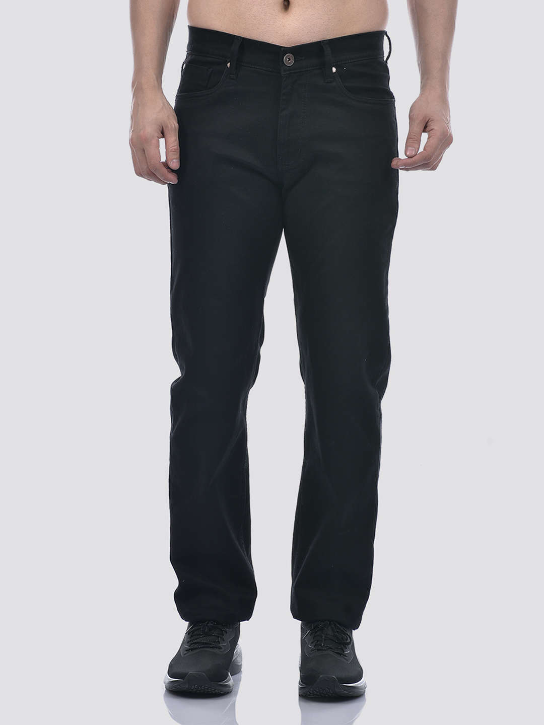 Numero Uno Men Solid Black Jeans